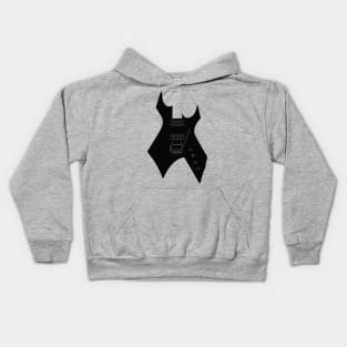 Black Guitar Kids Hoodie